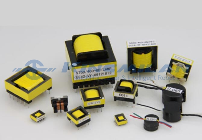  平面變壓器激光打標、片式變壓器激光打標、薄膜變壓器激光打標、空心變壓器激光打標；